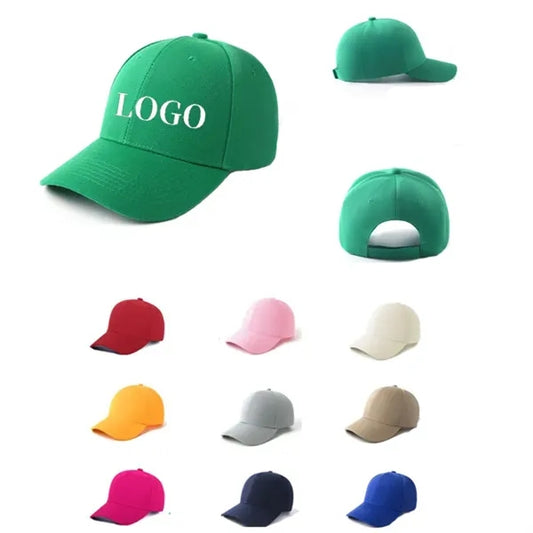 Youth Childrens Cotton Baseball Cap Plain Hat