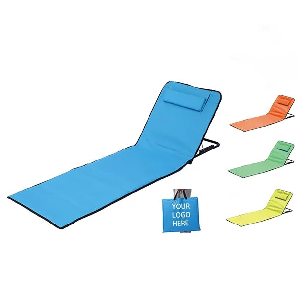 Foldable Beach Chair Adjustable Gears Stool