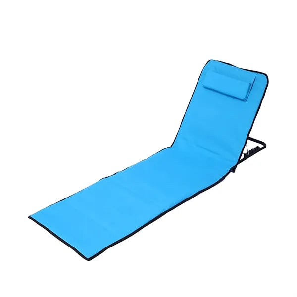 Foldable Beach Chair Adjustable Gears Stool