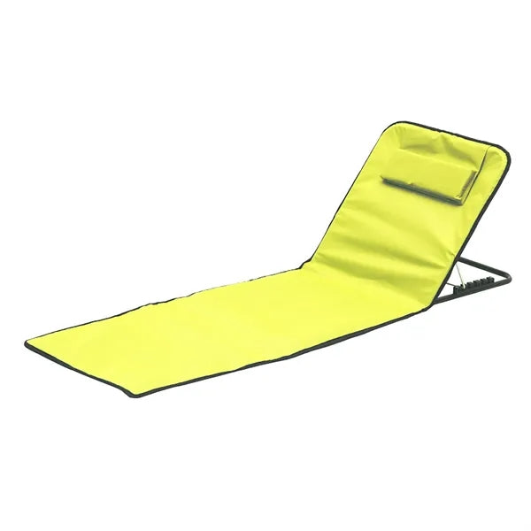 Foldable Beach Chair Adjustable Gears Stool