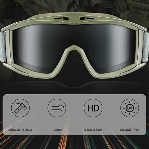 Tactical Goggles With Superior Anti Fog Feature