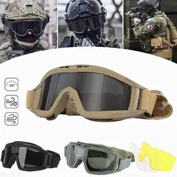 Tactical Goggles With Superior Anti Fog Feature