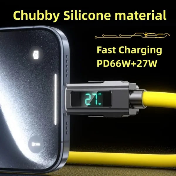 Fast Charging Self Rolling Magnetic Data Cable