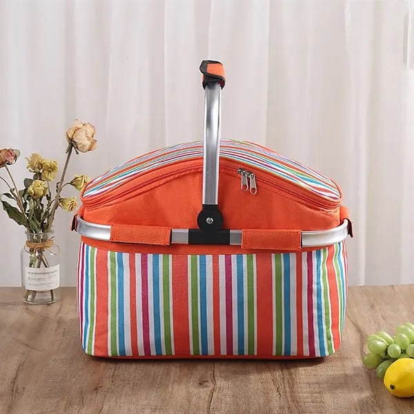 Aluminum Foil Picnic Cooler 30L Large Capacity Box