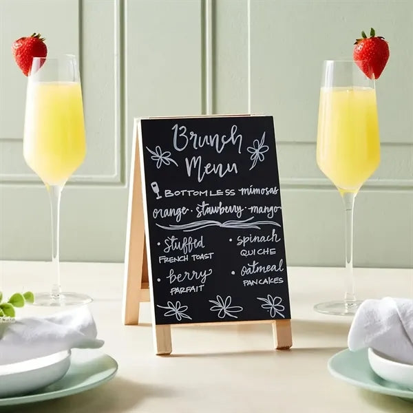 Foldable Double-Sided Chalkboard Stand