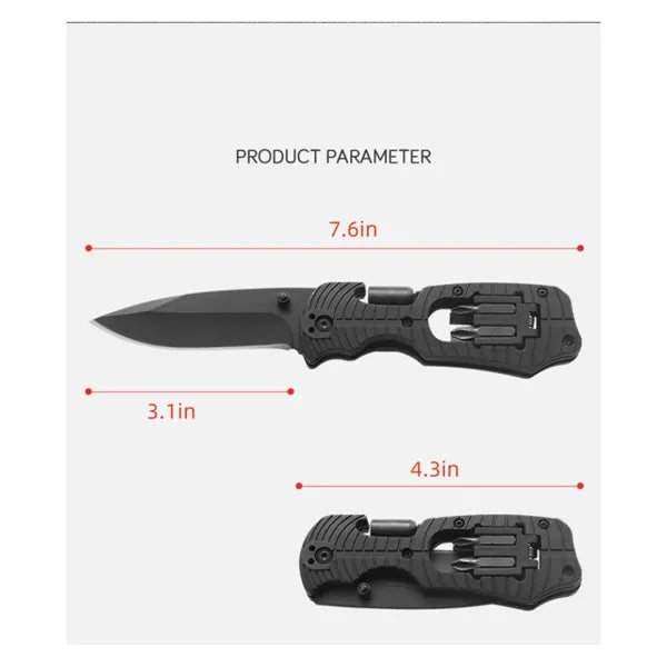 Outdoor Multifunctional Folding Tactical Knife