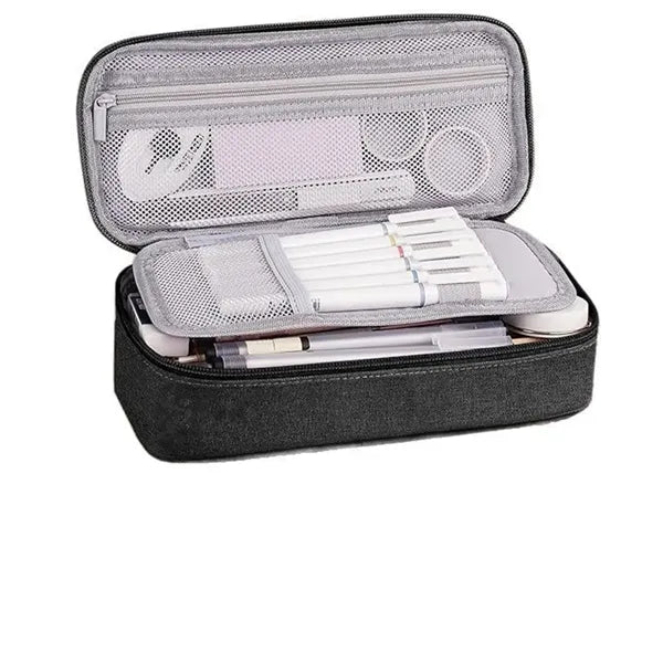 Canvas Pencil Case - Aesthetic Design & Large Capacity