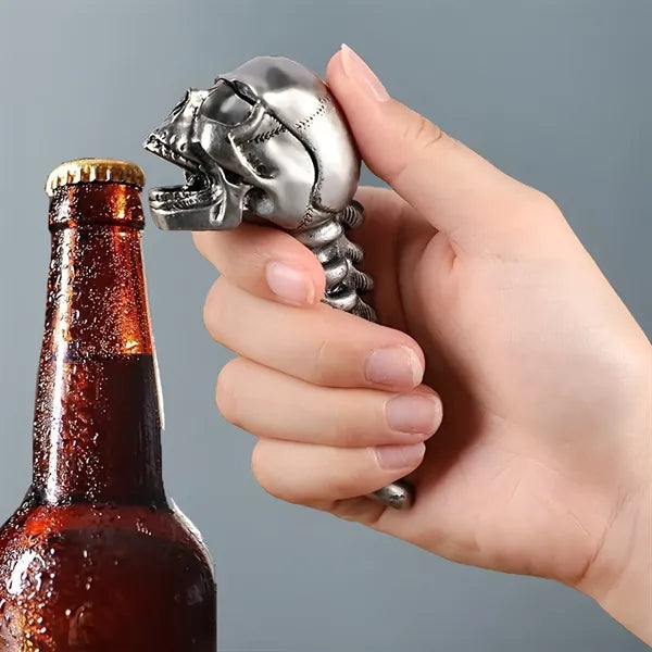 Stainless Steel Alloy Skull-shaped Bottle Opener
