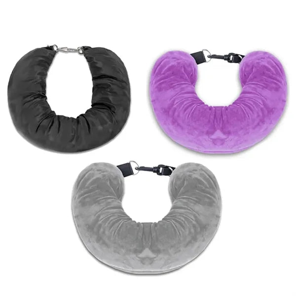 Travel Pillow with Storage Fillable Packing Neck