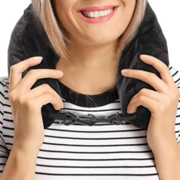 Travel Pillow with Storage Fillable Packing Neck
