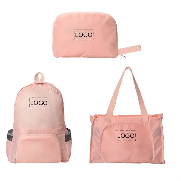 Packable Trio Backpack Set