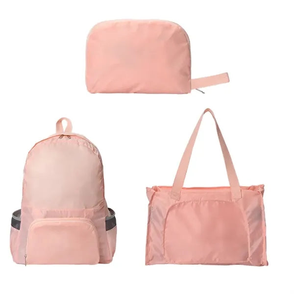 Packable Trio Backpack Set