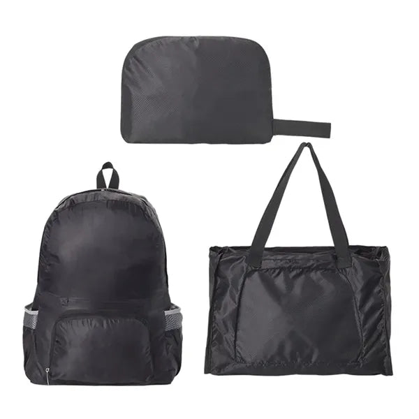 Packable Trio Backpack Set