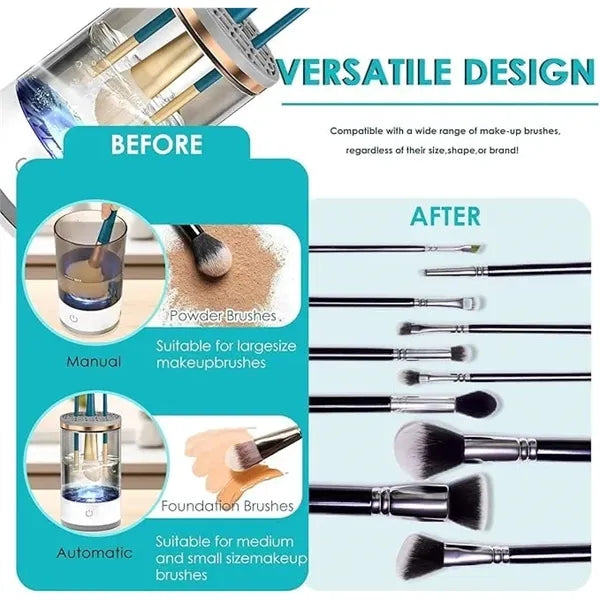 Automatic Makeup Brush Cleaner Tool