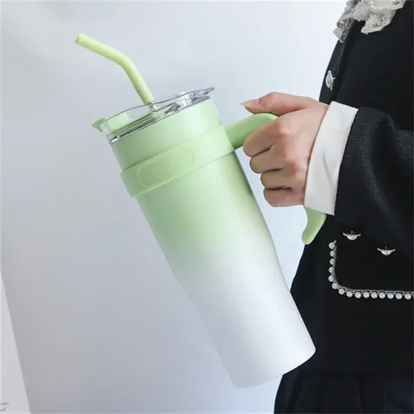 Colorful Color Simple Modern 40 oz Tumbler with Handle