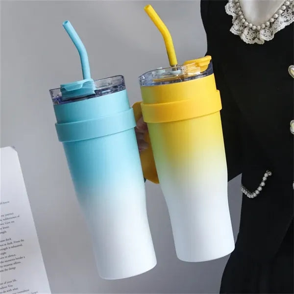 Colorful Color Simple Modern 40 oz Tumbler with Handle