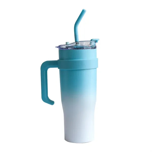 Colorful Color Simple Modern 40 oz Tumbler with Handle