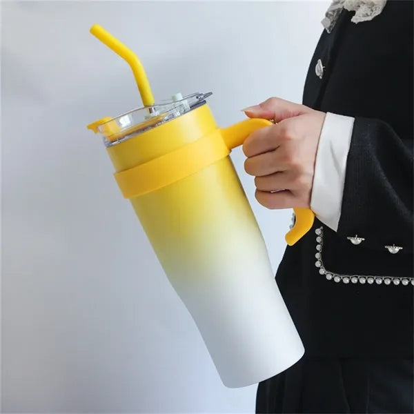 Colorful Color Simple Modern 40 oz Tumbler with Handle