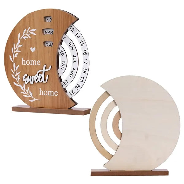 Wood Disc Calendar