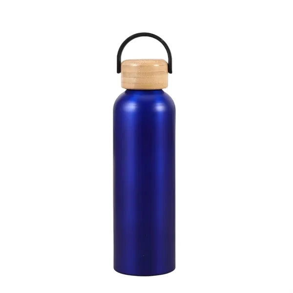 500ml Bamboo Lid Aluminum Water Bottle