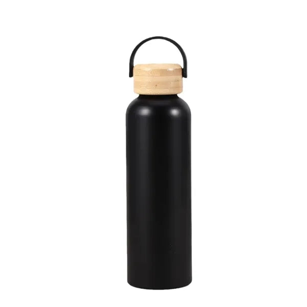 500ml Bamboo Lid Aluminum Water Bottle