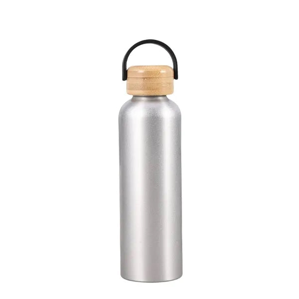 500ml Bamboo Lid Aluminum Water Bottle