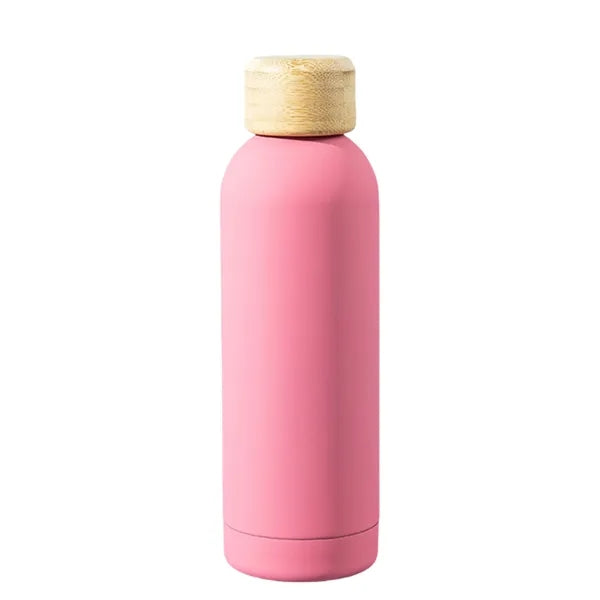 500ml Bamboo Lid Stainless Steel Vacuum Flask