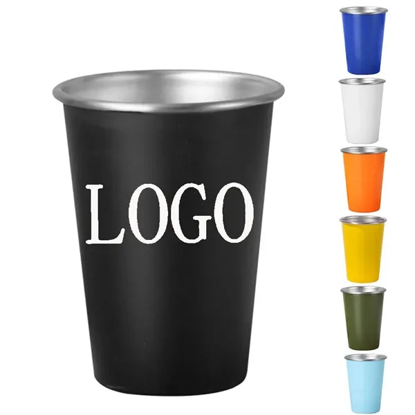 16Oz Stainless Steel Single-Layer Drinking Cup