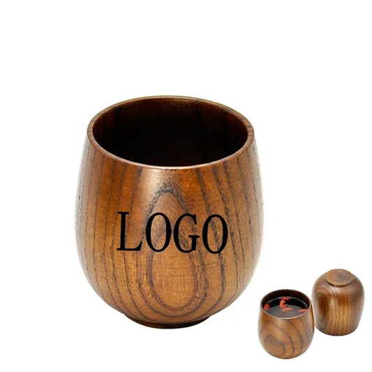 7Oz Natural Wood Classic Wine Glass