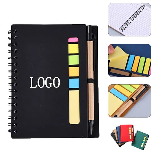 A6 Sticky Note Notebook With Pen