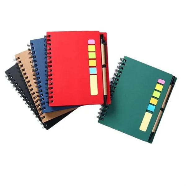 A6 Sticky Note Notebook With Pen