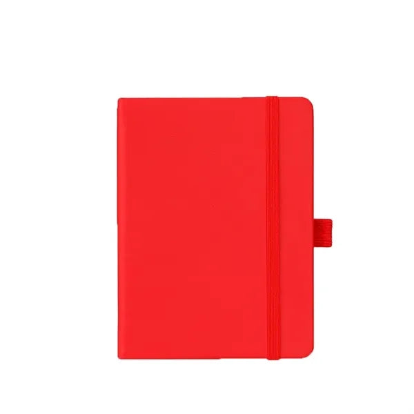 A6 PU Hard Leather Strap Notebook