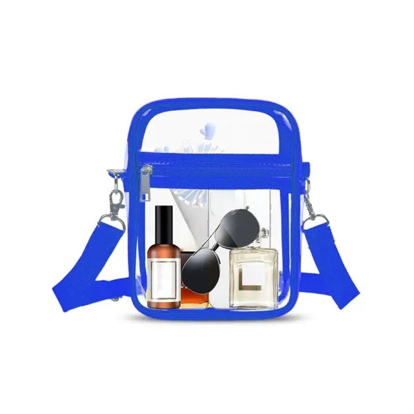 Small Transparent PVC Crossbody Bag
