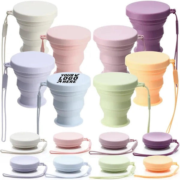 6oz Silicone Collapsible Cup for Outdoor Travel Use
