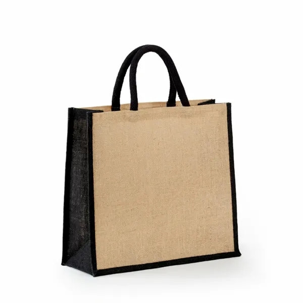 Eco-Friendly Jute Tote Bag with Rope Handles