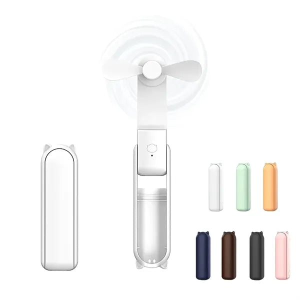 Portable Foldable Fan With Power Bank