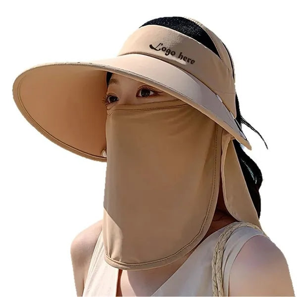 Beach sun hats and veils