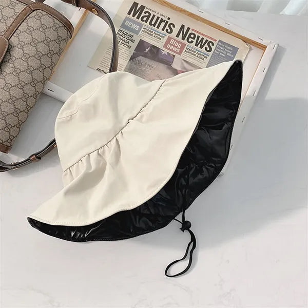 Glue-coated outdoor beach sun protection hat