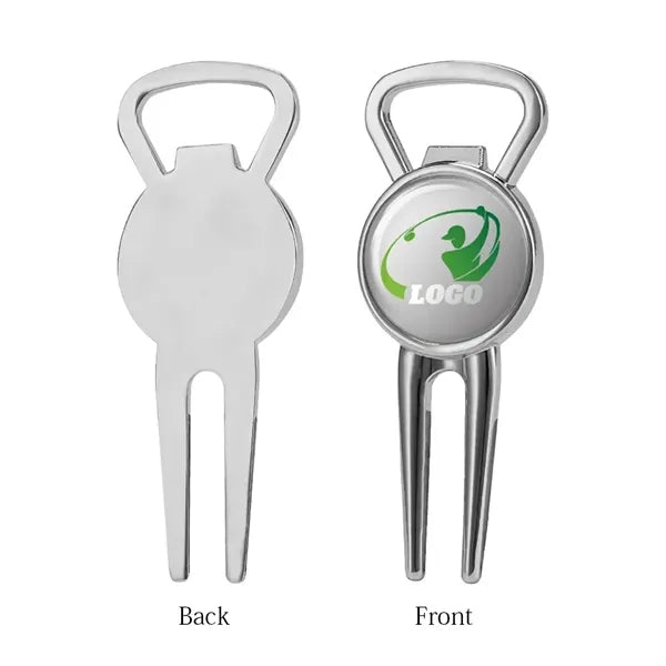 Beer Bottle Opener Metal Divot Tool