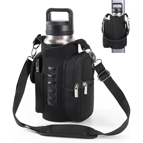 Gym Bag Water Bottle Holder Phone Pockets Built-in Magnets