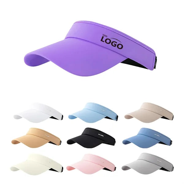 Ice silk outdoor sports empty top sun hat
