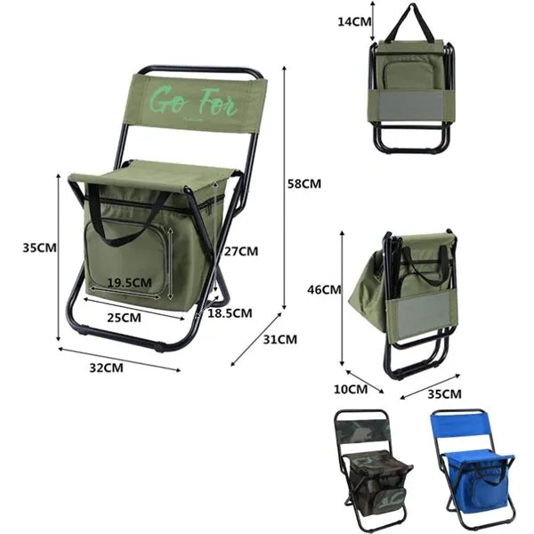 Fishing Chair with Cooler Bag