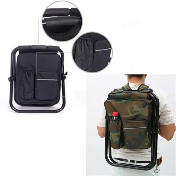 3 in 1 Backpack Stool Cooler Chair