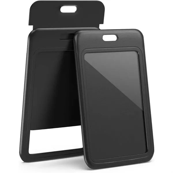 Sliding Vertical Business Exhibition ID Card Holder Lanyard