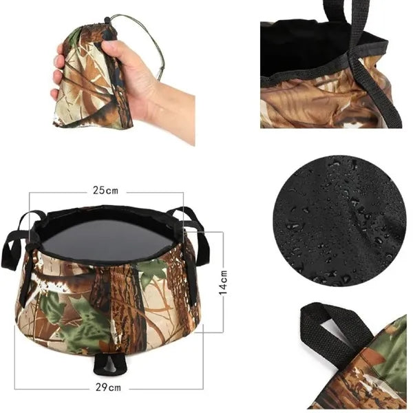 Portable Travel Outdoor Camping Hiking Wash Basin
