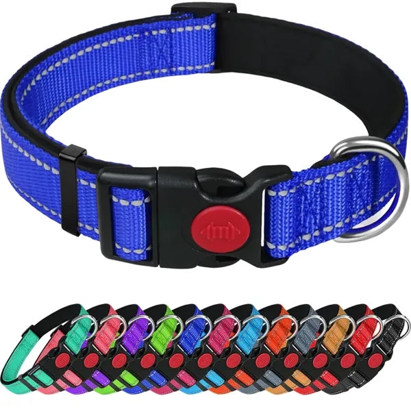 Reflective Dog Collar for Safety and Comfort