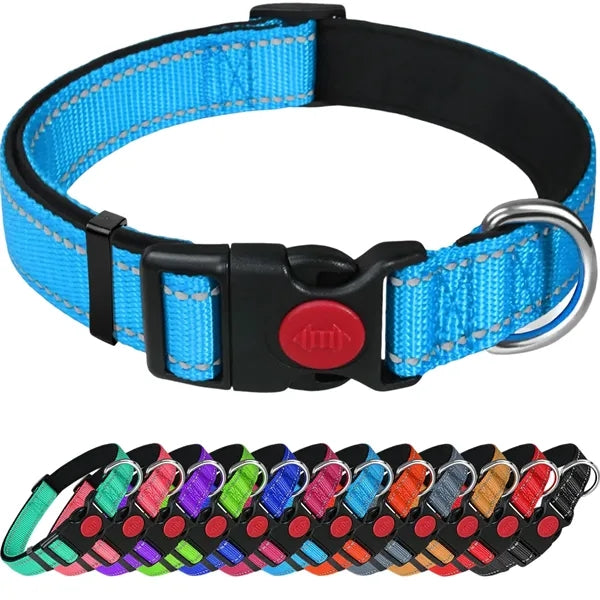 Reflective Dog Collar for Safety and Comfort
