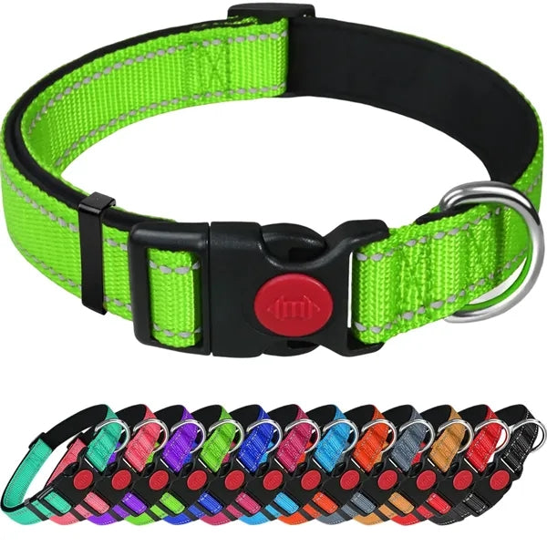 Reflective Dog Collar for Safety and Comfort
