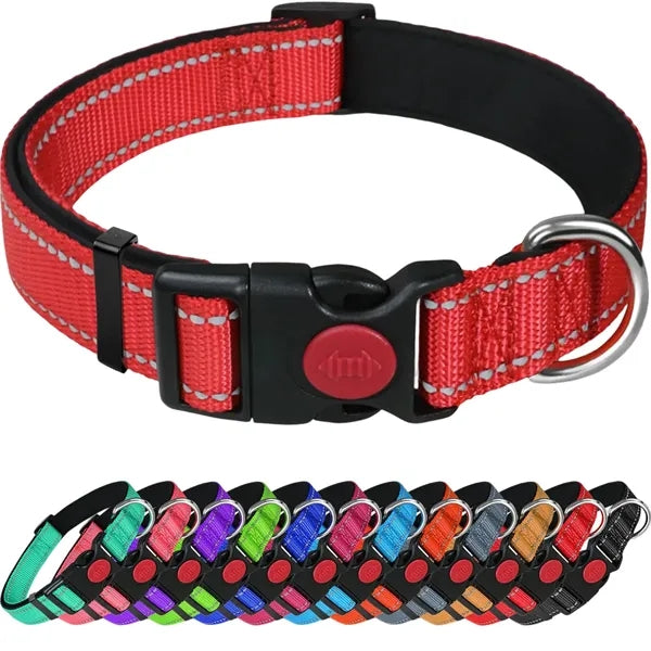 Reflective Dog Collar for Safety and Comfort