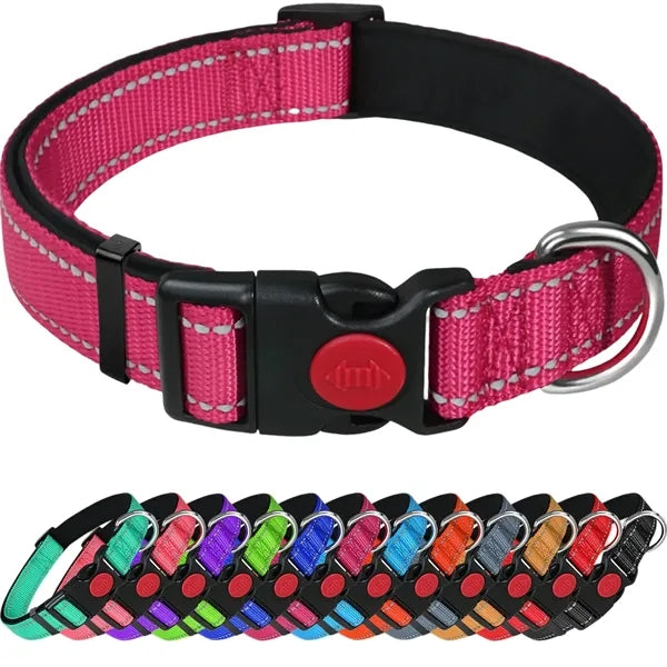 Reflective Dog Collar for Safety and Comfort
